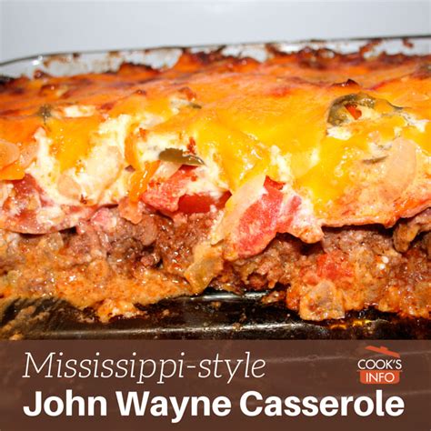 Maybe you would like to learn more about one of these? John Wayne Casserole