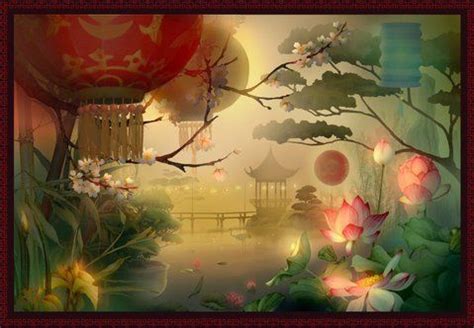 I wish you a very happy birthday. Asian Birthday Card (With images) | Lotus garden, Animated ...
