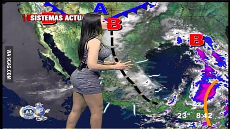 Monterrey y su área metropolitana. Weather girl from Mexico - 9GAG