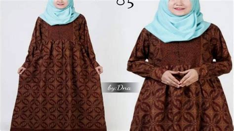 Baju gamis new elsa syari koleksi feri's toko. Model Baju Gamis Batik Wanita Gemuk | Model pakaian, Batik, Wanita