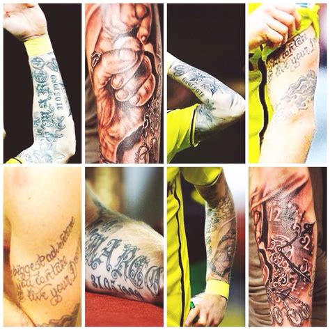 Lifting a significant trophy as a professional who's earned his spot with a wonderful club and teammates must be a truly remarkable feeling and moment for any athlete. Borussia Dortmund 😍 — Marco Reus + Tattoos Update | Reus ...