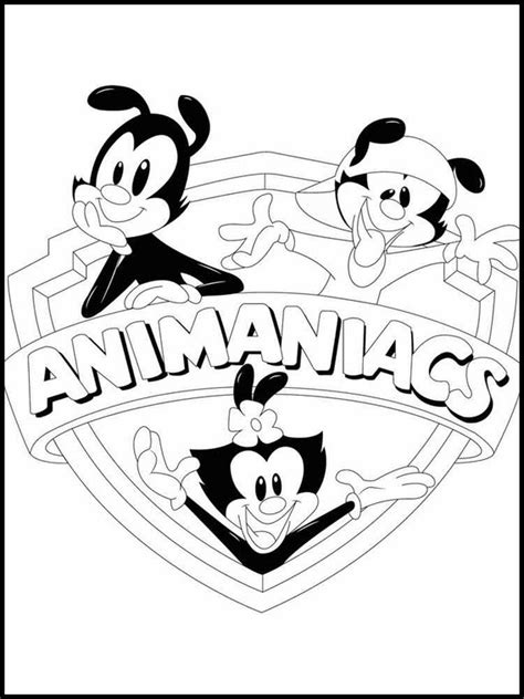 Nickelodeon 90 s cartoon coloring pages. Animaniacs Coloring Book 2