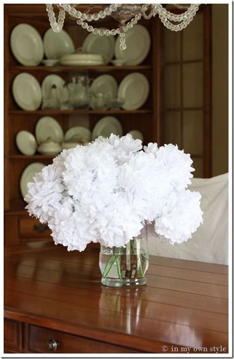 Group different size cylinders for your display. 50 crafts fake flowers. | Diy wedding bouquet fake flowers ...