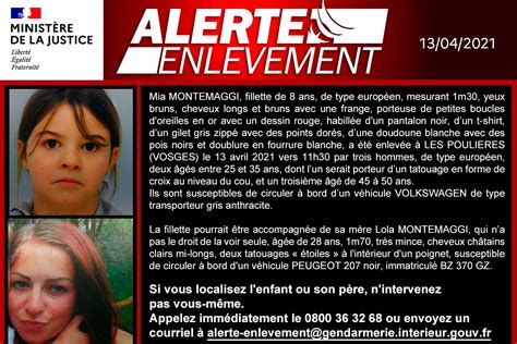 Publié par wikistrike.com sur 31 juillet 2021, 07:18am. Alerte enlèvement déclenchée pour retrouver Mia, 8 ans ...