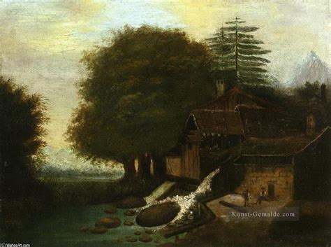 Landschaft von paul cézanne (cezanne) als kunstdruck auf malerleinwand, aquarellpapier oder poster. Landschaft mit Mühle Paul Cezanne Gemälde mit öl zu verkaufen