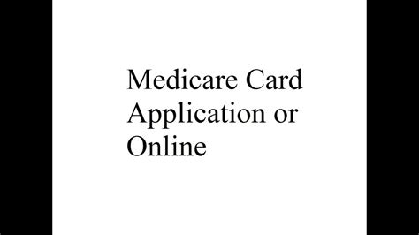You are also eligible to receive medicare benefits if you are a disabled (u.s. How to medicare card application or Online - YouTube