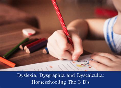 The yale center for dyslexia and creativity this service provides advice and tips to help learners. Dyslexia, Dysgraphia and Dyscalculia: Homeschooling The 3 ...