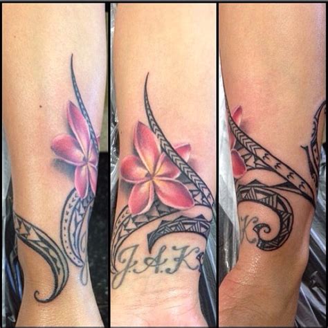 A hibiscus tattoo is a symbol of being able to seize the opportunities of life and enjoy the day. Pin by April Lesui on INK/BODY ART | Tribal wrist tattoos ...