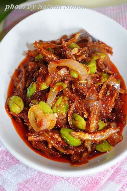 Tak lapuk di hujan, tak lekang di panas. AMIE'S LITTLE KITCHEN: Sambal Ikan Bilis Dengan Petai ...