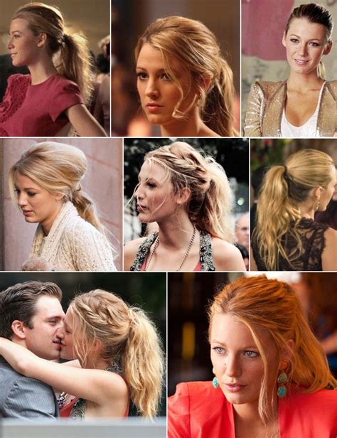 Serena van der woodsen) cascading curls Serena Van Der Woodsen's Ponytail | HAIRSTYLES | Pinterest ...