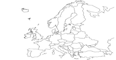 Slijepa Karta Europe