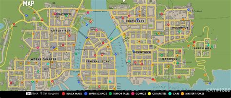 Definitive edition, hangar 13 published an overview map of lost haven. Mafia: Definitive Edition - Free Roam Collectibles Map
