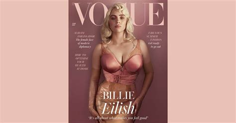 Billie eilish, whose sophomore album will be out this summer, debuted a bold new look for the british vogue june issue. Billie Eilish's British Vogue Cover | FIB