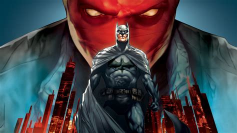 4k, superheroes, black, 8k, dc comics, minimal, batman, dark background. Schurk 'The Red Hood' binnenkort te zien in 'Gotham ...