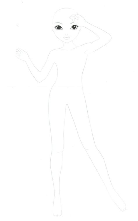 The special feature of this topmodel coloring book is the heart. idee 16 Prime Mannequin A Imprimer Et A Habiller | Dessin ...