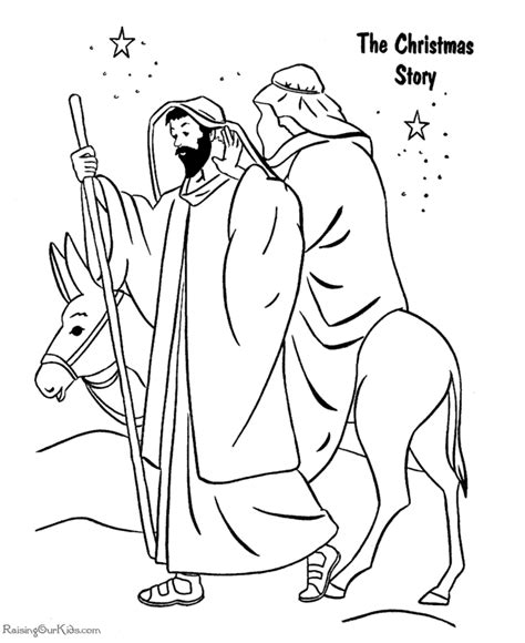 Touch device users, explore by touch or with swipe gestures. The Christmas Story coloring pages!