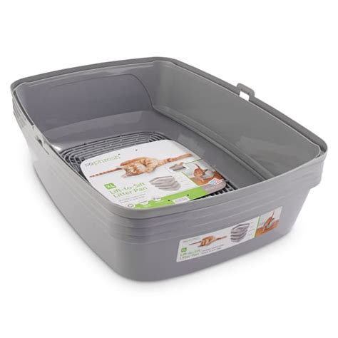 Simply lift the sifter pan in order to separate soiled & clean litter. So Phresh Lift-to-Sift Cat Litter Pan, 22.5" L X 17.25" W ...