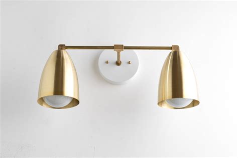 We're totally here for the return of brass — especially in the bathroom. Modern Brass Fixture - Bathroom Lighting - Brass Vanity ...