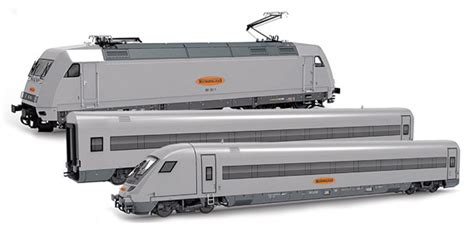 City to suburb to the nordic countryside. LS Models 16040S 101 + Apmz 116.0 + Apmbzf 116 Triebzug H0 ...