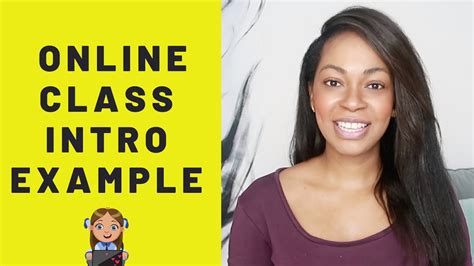 Get expert tips and samples to write a great resume for college students. Introduction For Online Class (EXAMPLE) - YouTube