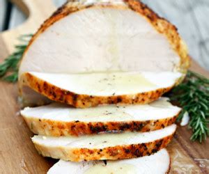 Place turkey breast onto grill over drip. Marinated Turkey Breast