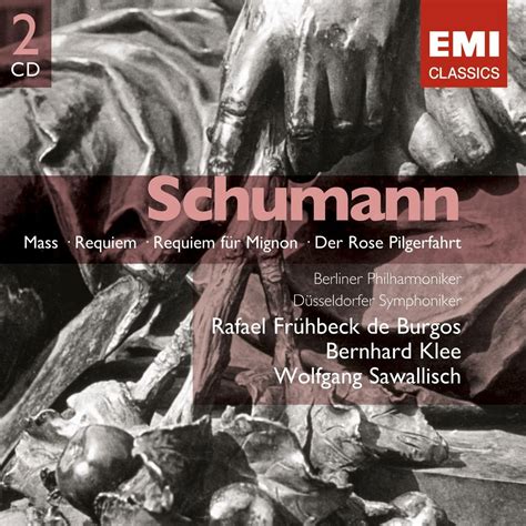 Sa musique s'inscrit dans le mouvement romantique qui domine au début du , une europe en pleine mutation. Schumann: Requiem, Mass, Der Rose Pilgerfahrt: Bernhard Klee, Robert Schumann: Amazon.fr: Musique