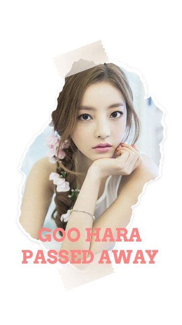 We wish for her to rest in peace. BREAKING: GOO HARA PASSED AWAY | Amino in 2020 | Goo hara ...