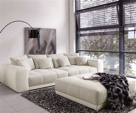 Neues weiches sehr kuscheliges big xxl sofa weiss bzw. Big Sofa Valeska 310x135 Hocker - Das Kultsofa der ...