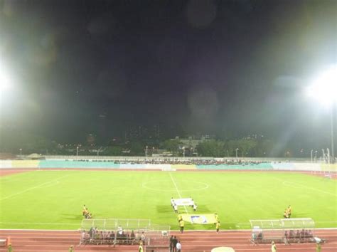 Inside the city stadium, there is a football field, where the penang state football team plays their malaysia super league home matches. Stadium Bandar Raya Pulau Pinang - Stadion in Penang