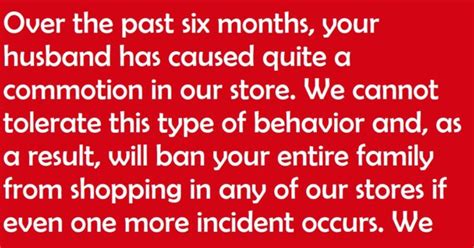 Get in touch with us on 0203 615 1875 or email. Banned From Store Letter / And no one in household also can order from nordstrom store and ...