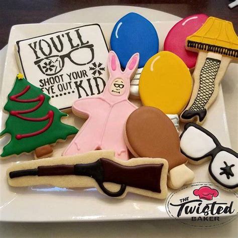 Cookies & cups > recipes > cookies > decorated cookies > a christmas story cookies. 7 Piece Christmas Story Cookie Cutter Set in 2020 | A ...