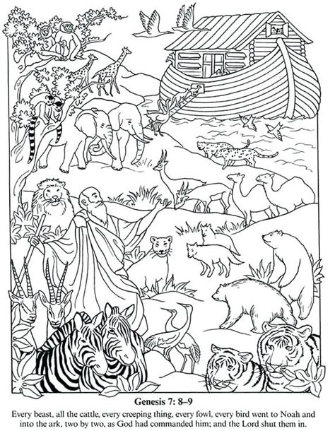 Printable colori page of rainbow/noah. Noahs Ark Coloring Pages Activities Printable Page For ...