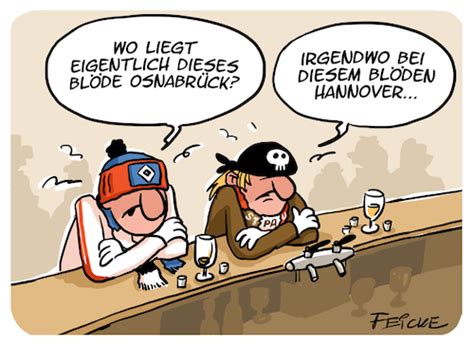 We talked to some old companions about his active player and later coaching career. HSV St Pauli vs Niedersachsen von FEICKE | Sport Cartoon ...
