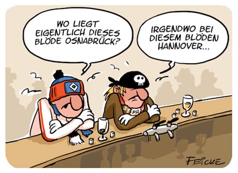 Fanmarsch, tumulte, choreo ,pyro & derbysieger | hamburger sv gegen fc st. HSV St Pauli vs Niedersachsen von FEICKE | Sport Cartoon ...