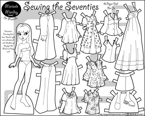 One page white paper template. 7+ Fashion Drawing Template Paper Dolls in 2020 | Paper ...