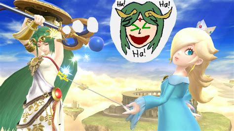 She's from super mario galaxy for the wii system. Palutena's Endurance Training by GreenJack21 on DeviantArt