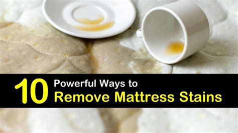 Regardless of the kind of mattress stain you are targeting, always check the care label on the mattress for video: 10 Powerful Ways to Remove Mattress Stains