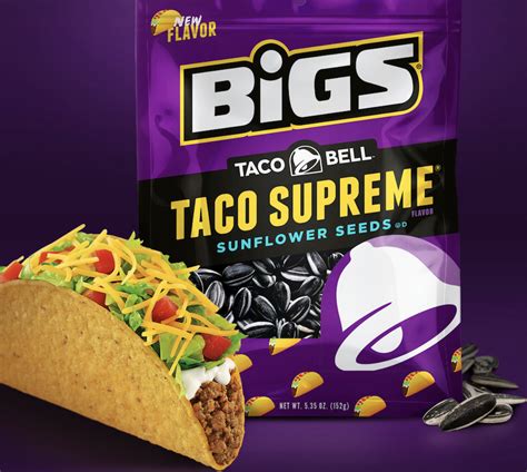 High quality taco bell inspired bags by independent artists and designers from around the world. FREE Bag of BIGS Taco Bell Supreme Sunflower Seeds