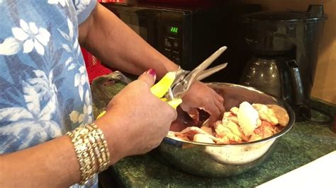 Let that sautee for 15 min also adding in cut up pieces of zucchini, brocolli, carrot, and 2 tomatoes. How To Cut Up Chicken WINGS - #1894 - YouTube