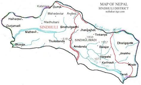 Just click on the location you desire for a postal code/address for. Sindhuli district