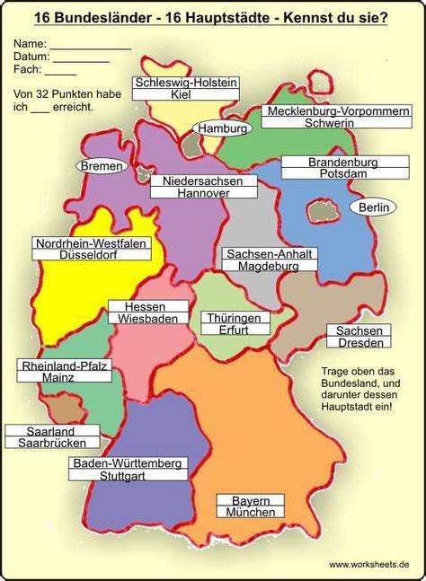 Manchmal bekommt man eigentlich ganz karte der flüsse deutschlands zeigt die seen und verläufe der flüsse deutschland. 16 Bundesländer-16 Hauptstädte - 16 federal states of ...