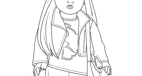 You can print or color them online at getdrawings.com for absolutely free. American Girl Isabelle Doll coloring page Free Printable ...