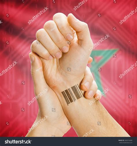 The pattern for the right side is similar except barcode systems help businesses and organizations track products, prices, and stock levels for. Barcode ID number on wrist of a human and national flag on ...