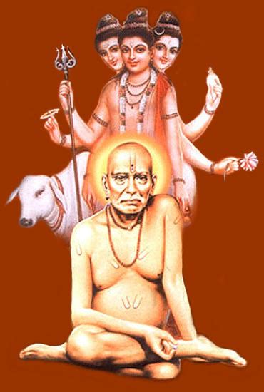 He was ajanubahu (whose arms reach the knees). God Photos: Shri Swami Samarth Photos