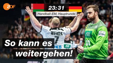 Aktuelle sendungen einfach online schauen! Weißrussland - Deutschland 23:31 - Highlights | Handball ...