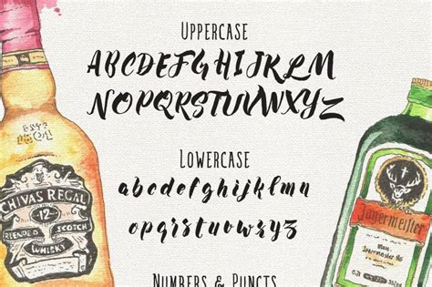 The ashley brush script font is also handwritten with watercolors and calligraphy brushes. Wanderlove Brush Script Font By Konstantine Studio ...