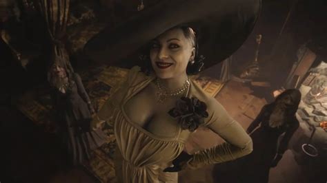 Residentevil ladydimitrescu re8 residentevilvillage vampire lady_dimitrescu residentevil8 alcinadimitrescu dimitrescu fanart. Re Tall Lady : Resident evil village (resident evil 8 ...