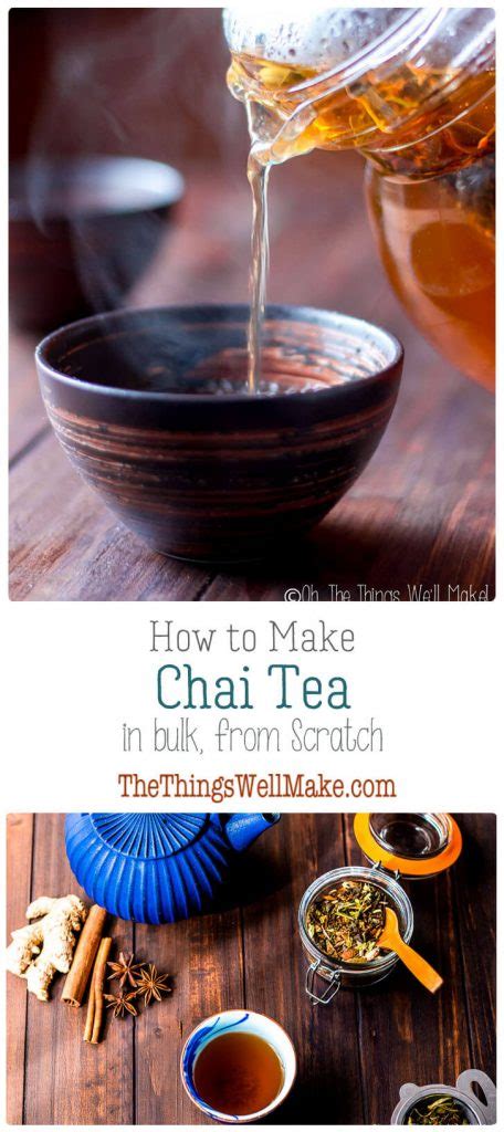Premium nuts, dried fruit, chocolates & sweets, cooking & baking How to Make Chai Tea From Scratch (In Bulk) - Oh, The ...