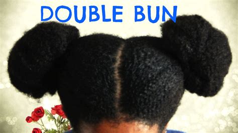 Great savings & free delivery / collection on many items. Natural Hair| Double Bun with Flaxseed Gel (Type 4b/4c ...