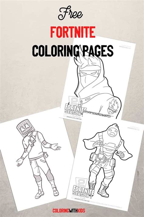 You can now print this beautiful peely skin from fortnite season 8 coloring page or color online for free. Free Fortnite Coloring Pages in 2020 | Coloring pages ...